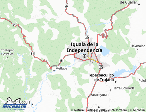 MICHELIN-Landkarte Bicentenario de Iguala - ViaMichelin