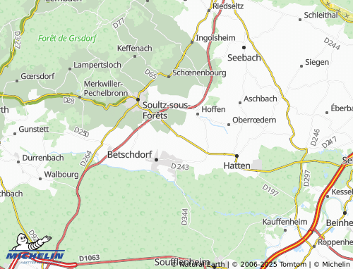 MICHELIN Kuhlendorf map - ViaMichelin