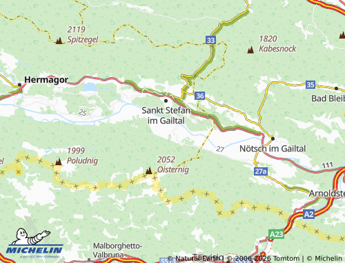 MICHELIN Vorderberg map - ViaMichelin