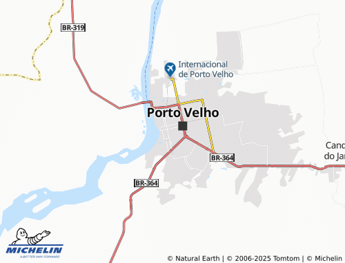 MICHELIN Santa Bárbara map - ViaMichelin