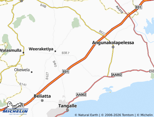 Mapa MICHELIN Udayala - ViaMichelin