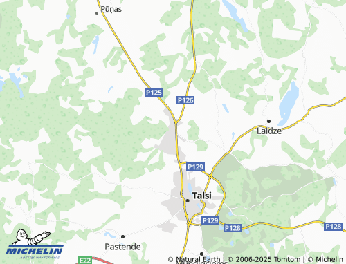 MICHELIN Valdgale map - ViaMichelin