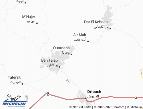 Mappa MICHELIN Wardanah - ViaMichelin