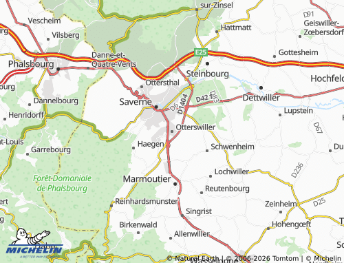 Mapa MICHELIN Otterswiller - ViaMichelin