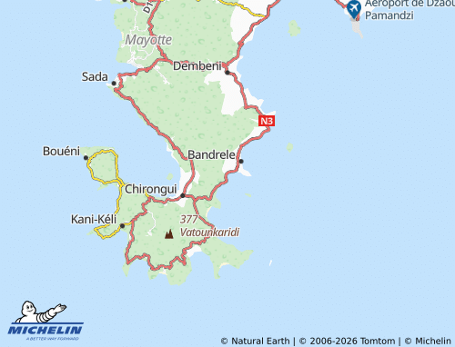 Mapa MICHELIN Moutsatoundou - ViaMichelin