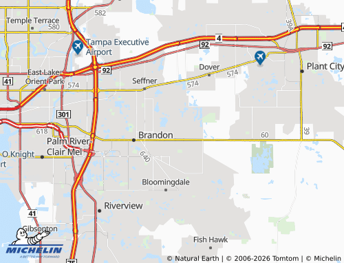 Mappa MICHELIN Valrico - ViaMichelin