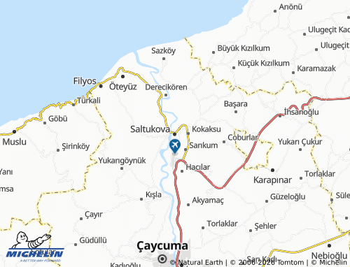 MICHELIN Karboğaz map - ViaMichelin