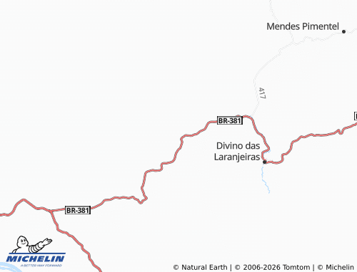Mappa MICHELIN Central de Santa Helena - ViaMichelin