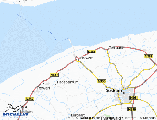 MICHELIN Holwert map - ViaMichelin