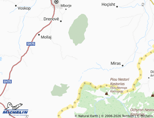 Mappa MICHELIN Dardhë - ViaMichelin