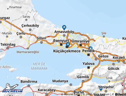 MICHELIN Avcılar map - ViaMichelin
