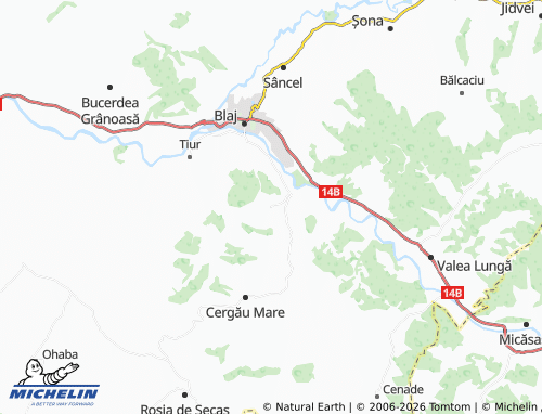 MICHELIN Spătac map - ViaMichelin