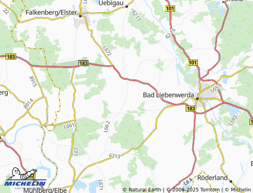 MICHELIN-Landkarte Kauxdorf - ViaMichelin