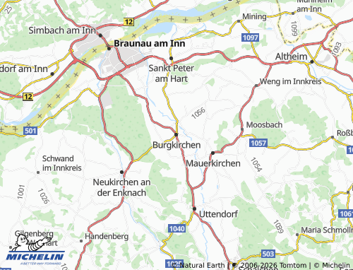 MICHELIN Burgkirchen map - ViaMichelin