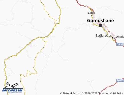 MICHELIN Dörtkonak map - ViaMichelin