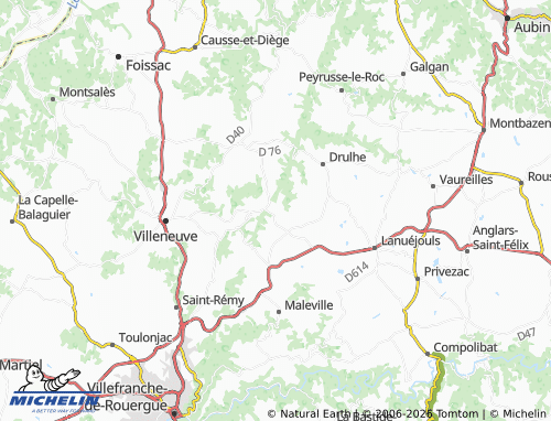 Mapa MICHELIN Loubatière - ViaMichelin