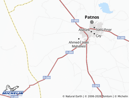 MICHELIN Oyacık map - ViaMichelin