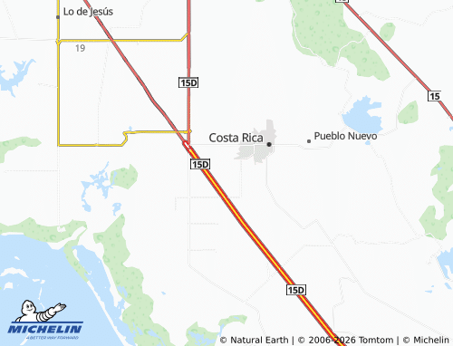 MICHELIN Lagunas map - ViaMichelin