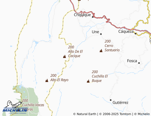 MICHELIN Fruticas map - ViaMichelin