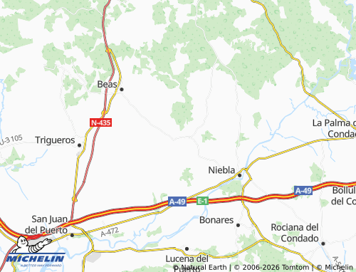 MICHELIN-Landkarte Candón - ViaMichelin