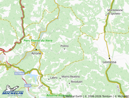 MICHELIN Polino map - ViaMichelin
