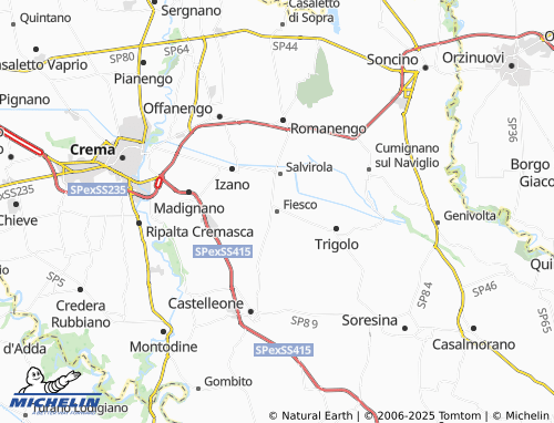 MICHELIN Fiesco map - ViaMichelin