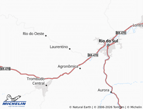 Mappa MICHELIN Caçador - ViaMichelin