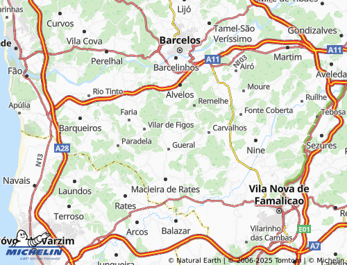 Carte MICHELIN Góios - ViaMichelin