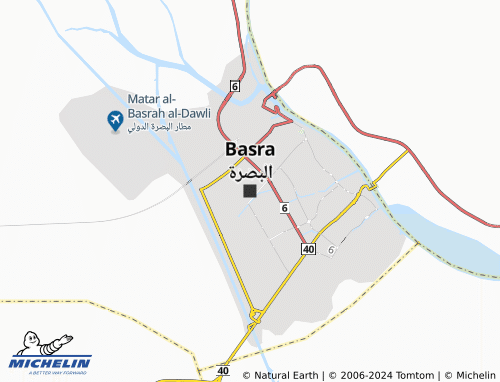 MICHELIN Basra map - ViaMichelin