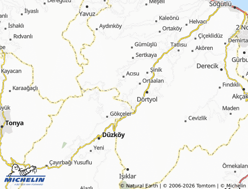 Mappa MICHELIN Demirkapı - ViaMichelin
