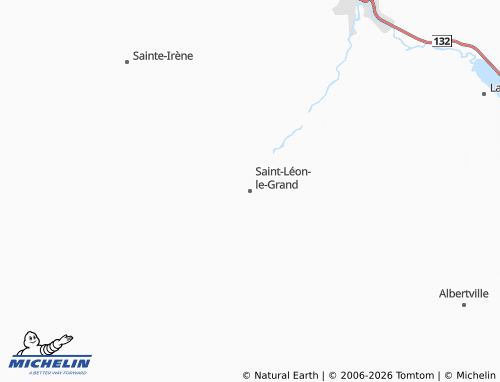 Mapa MICHELIN Saint-Léon-le-Grand - ViaMichelin