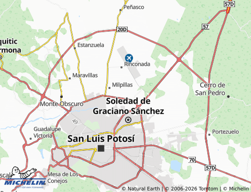 Mappa MICHELIN Puerta Real Segunda Sección - ViaMichelin