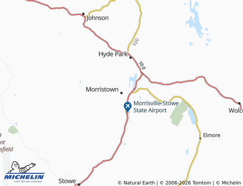 Kaart MICHELIN Morristown - ViaMichelin