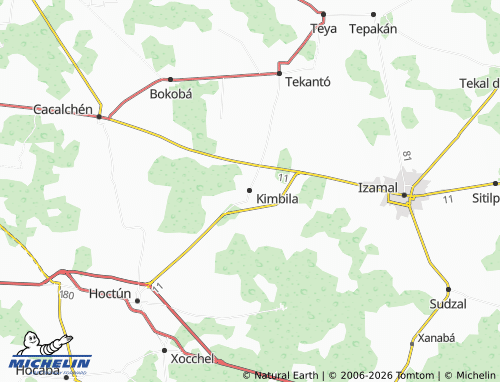 Carte MICHELIN Kimbila - ViaMichelin