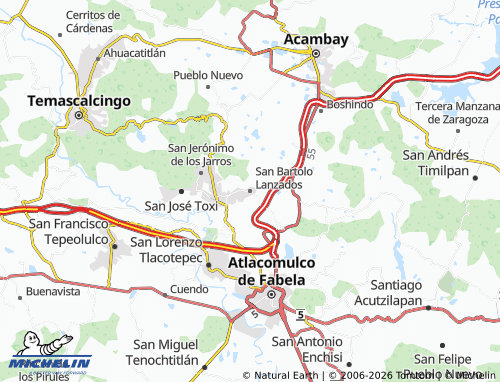 Mapa MICHELIN San Bartolo Lanzados - ViaMichelin