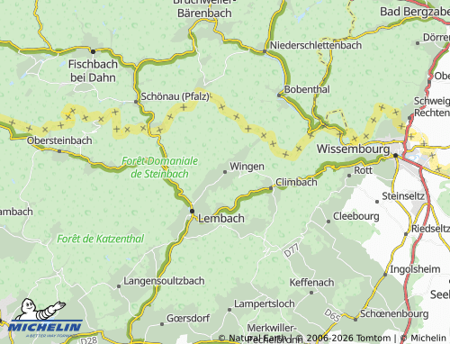 Mapa MICHELIN Wingen - ViaMichelin