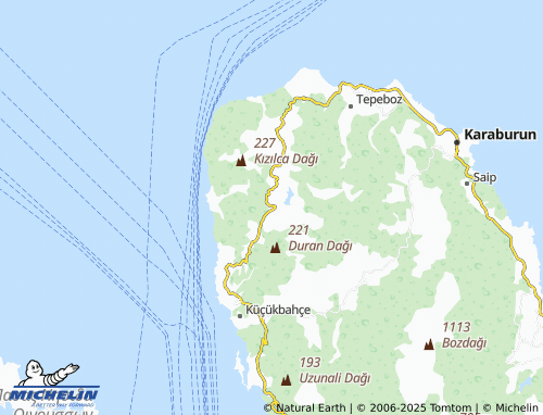 MICHELIN Parlak map - ViaMichelin