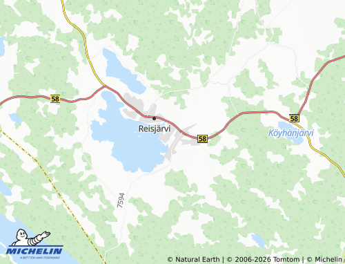Carte MICHELIN Vasaramäki - ViaMichelin