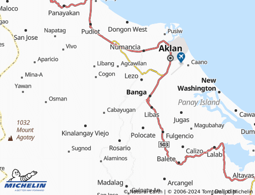 MICHELIN Malinao map - ViaMichelin