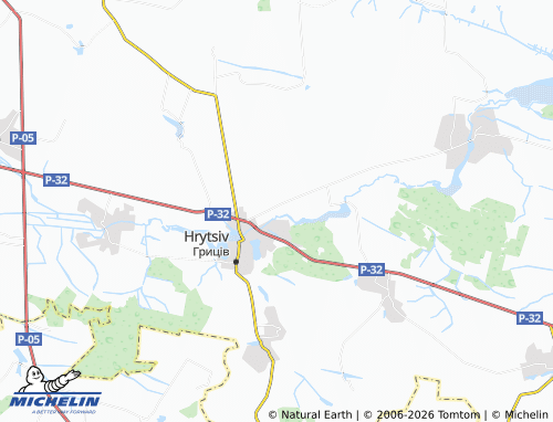 MICHELIN Korpylivka map - ViaMichelin