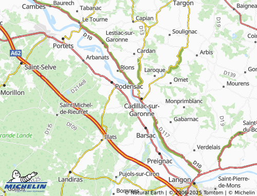 Carte MICHELIN Bergès - ViaMichelin