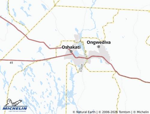 Mappa MICHELIN Behind Omatala - ViaMichelin