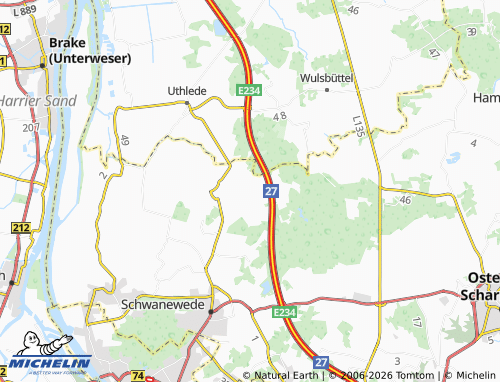 MICHELIN Brakland map - ViaMichelin