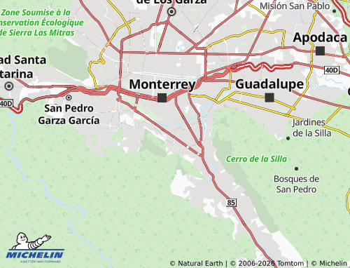 Mappa MICHELIN 15 de Septiembre - ViaMichelin