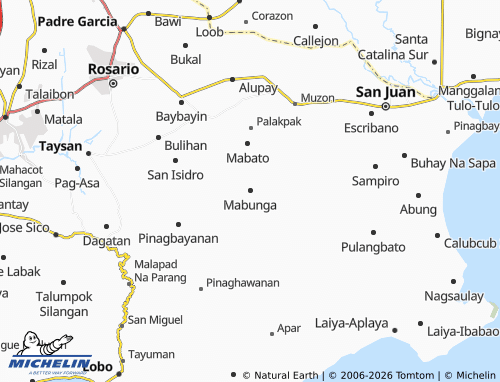 MICHELIN Mabunga map - ViaMichelin