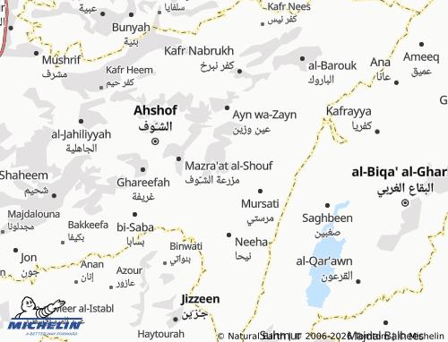 Mapa MICHELIN Ba'adranah - ViaMichelin