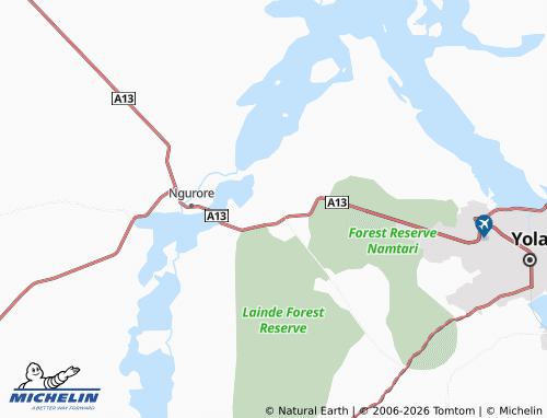 MICHELIN Namtari Gurel map - ViaMichelin