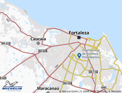Mappa MICHELIN Antônio Bezerra - ViaMichelin