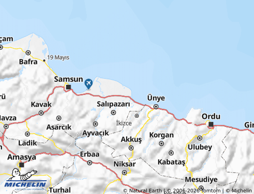 Mapa MICHELIN Terme - ViaMichelin
