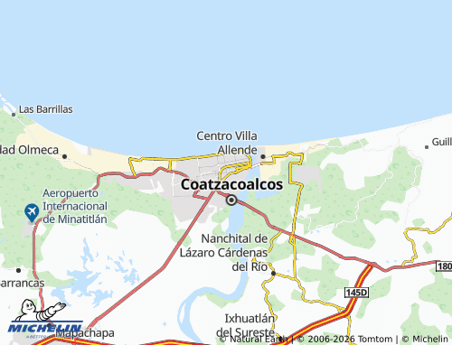 Mapa MICHELIN Manuel Ávila Camacho - ViaMichelin